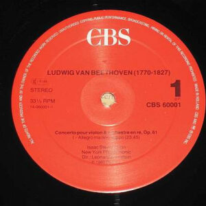 Beethoven, Isaac Stern, New York Philharmonic, Leonard Bernstein – Concerto Pour Violon - Afbeelding 2