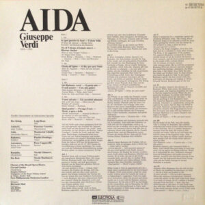 Verdi, Caballé, Domingo, Cossotto, Cappuccilli, Ghiaurov, New Philharmonia Orchestra, Chorus Of The Royal Opera House, Covent Garden, Riccardo Muti – Aida - Afbeelding 3