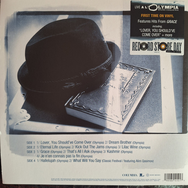 Jeff Buckley – Live A L'Olympia (2LP)