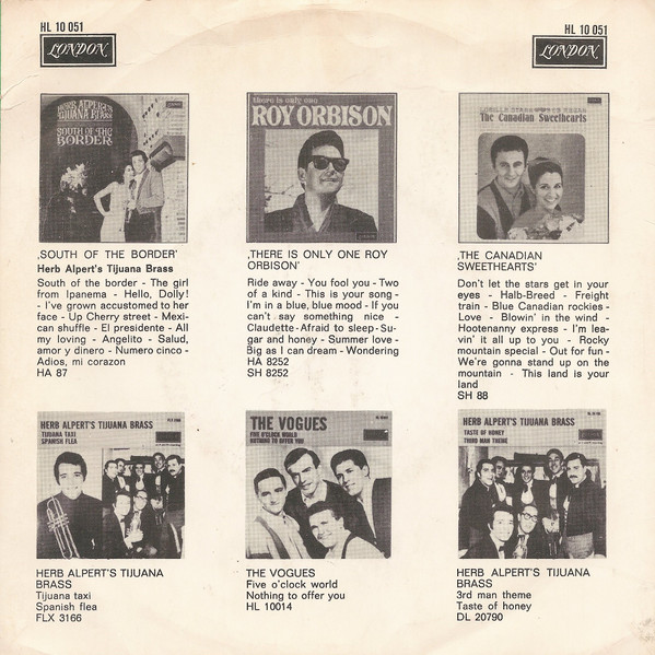 7" | Roy Orbison - Lana / House Without Windows