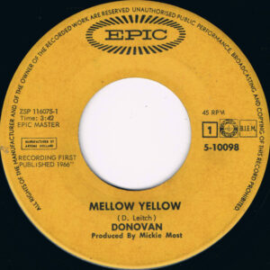 7" | Donovan - Mellow Yellow / Sunny South Kensington - Afbeelding 2