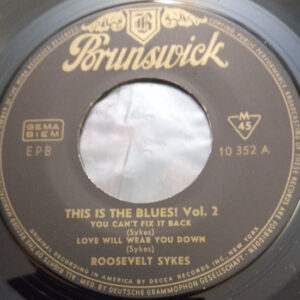 7" | Roosevelt Sykes - This is the Blues vol. 2 (EP, vier nummers) - Afbeelding 2