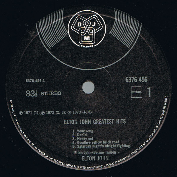 Elton John – Greatest Hits