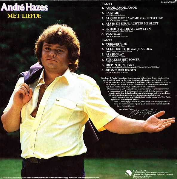 André Hazes ‎– Met Liefde
