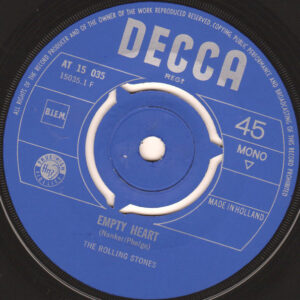 7" | The Rolling Stones  - Empty Heart / Around and Around - Afbeelding 2