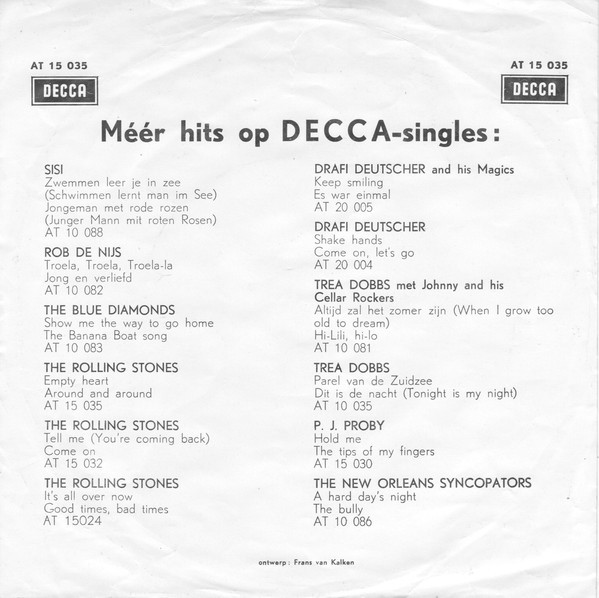 7" | The Rolling Stones - Empty Heart / Around and Around