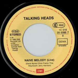 7" | Talking Heads - Once in a Lifetime / Naive Melody - Afbeelding 2