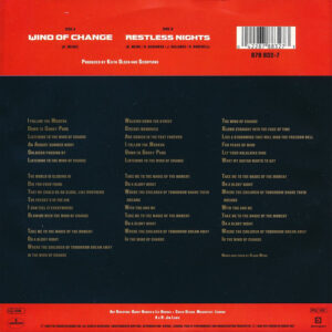 7" | Scorpions - Wind of Change / Restless Nights - Afbeelding 3