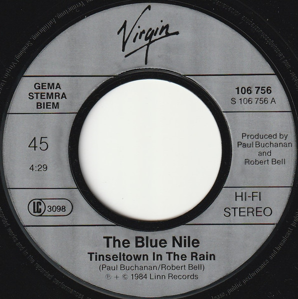 7" | The Blue Nile - Tinseltown in the Rain / Heatwave