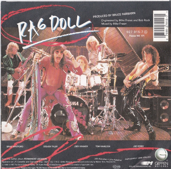 7" | Aerosmith - Rag Doll / St. John (LP version)