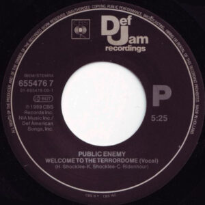 7" | Public Enemy - Welcome to the Terrordome (vocal) / Welcome to the Terrordome (terrormental) - Afbeelding 2
