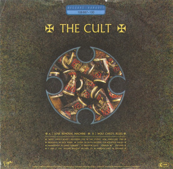 7" | The Cult - Love Removal Machine / Wolf Child's Blues