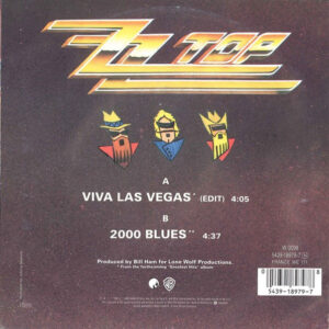 7" | ZZ Top - Viva Las vegas / 2000 Blues - Afbeelding 3