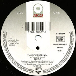 7" | AC/DC - Thunderstruck / Fire Your Guns - Afbeelding 2
