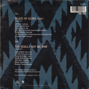 7" | Jon Bon Jovi - Blaze of Glory / You Really Got Me Now - Afbeelding 3