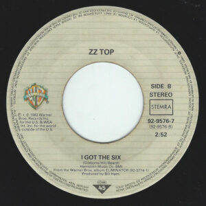 7" | ZZ Top - Sharp Dessed Man / I Got the Six - Afbeelding 2