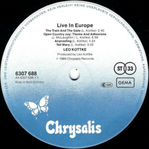 Leo Kottke – Live In Europe - Afbeelding 2