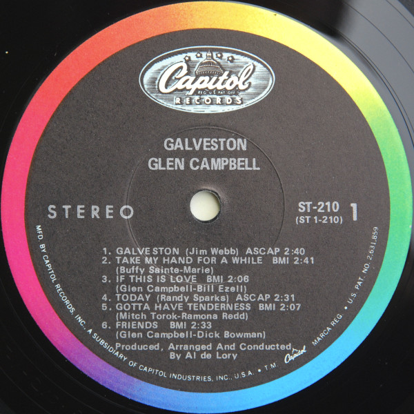 Glen Campbell ‎– Galveston