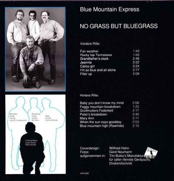 Blue Mountain Express – No Grass But Bluegrass