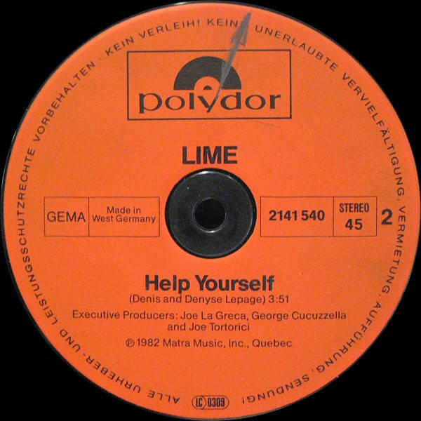 12" | Lime - Baby We're Gonna Love Tonight