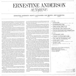 Ernestine Anderson - Sunshine - Afbeelding 3
