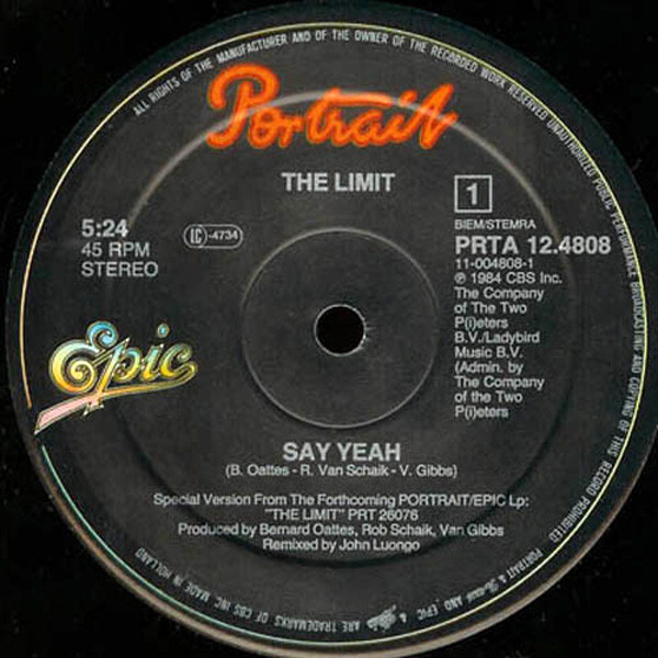 12" | The Limit - Say Yeah (edit)