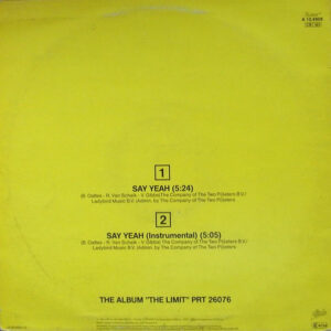 12" | The Limit - Say Yeah (edit) - Afbeelding 3