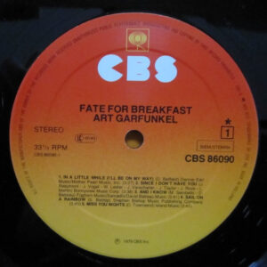 Art Garfunkel - Fate for Breakfast - Afbeelding 2