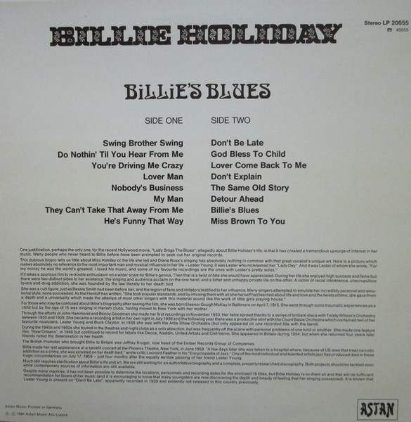 Billie Holiday - Billie's Blues