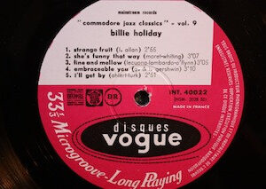 Billie Holiday - Commodore Jazz Classics vol. 9 - Afbeelding 2