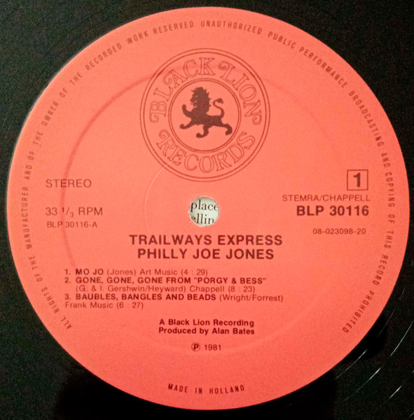 Pilly Joe Jones - Trailways Express