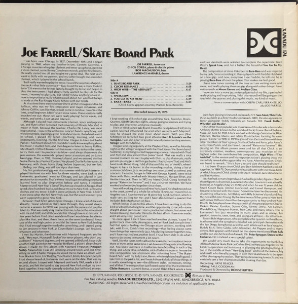 Joe Farrel - Skate Park