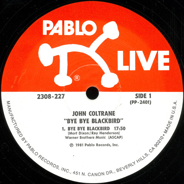 John Coltrane - Bye Bye Blackbird