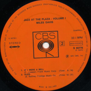 The Miles Davis Sextet - Jazz at the Plaza vol. 1 - Afbeelding 2