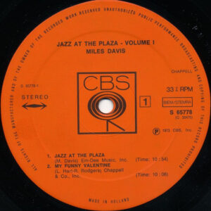 The Miles Davis Sextet - Jazz at the Plaza vol. 1 - Afbeelding 3