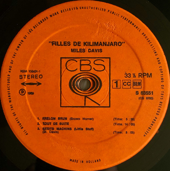 Miles Davis - Filles de Kilimanjaro