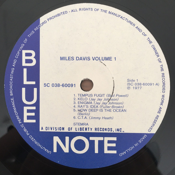 Miles Davis - Miles Davis vol. 1