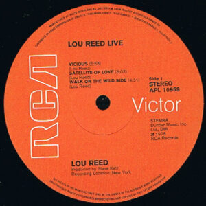 Lou Reed - Lou Reed Live - Afbeelding 2