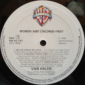 Van Halen - Women and Children First