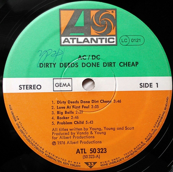 AC/DC - Dirty Deeds Done Dirt Cheap