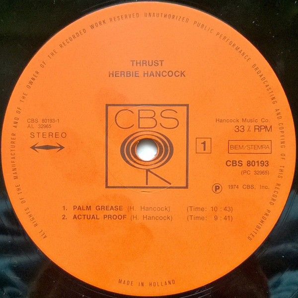 Herbie Hancock - Thrust