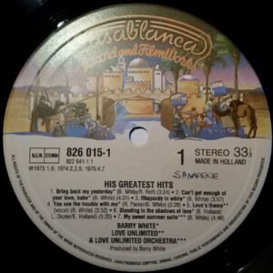 Barry White - His Greatest Hits - Afbeelding 3