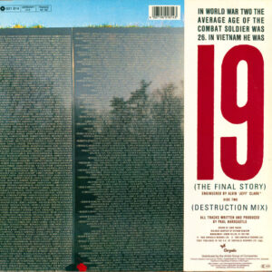 12" | Paul Hardcastle – 19 (The Final Story) - Afbeelding 3