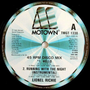 12" | Lionel Richie – Hello - Afbeelding 2