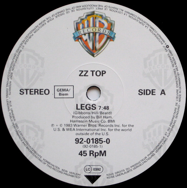 ZZ Top – Legs (Special Dance Mix)