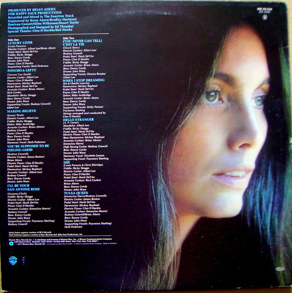 Emmylou Harris – Luxury Liner