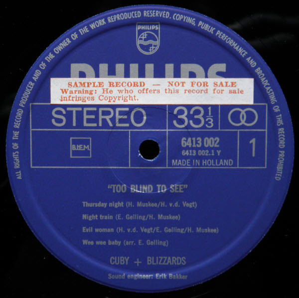 Cuby+ Blizzards - Too Blind to See