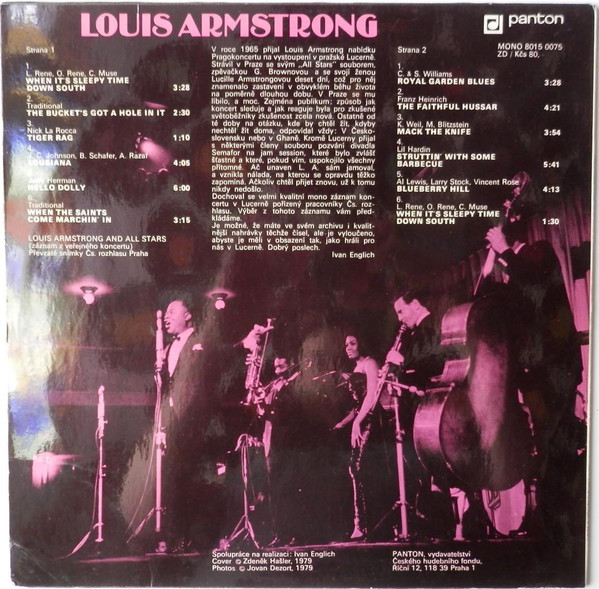 Louis Armstrong – Lucerna~1965 - Lucerna Hall~Prague 1965 - Live