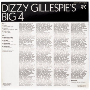 Dizzy Gillespie's Big 4 – Dizzy Gillespie's Big 4 - Afbeelding 3