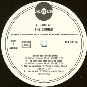Al Jarreau – The Singer - Afbeelding 2